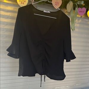 Elodie L Black Women's Top